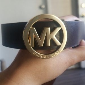 Michael Kors Gold Logo Buckle